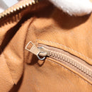 CELINE Macadam Canvas Boston Bag PVC Beige Gold Auth 190908-21