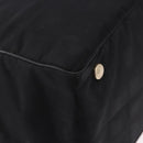 CHANEL New Travel Line Tote Bag Canvas Black Gold CC Auth 190911-12