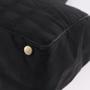 CHANEL New Travel Line Tote Bag Canvas Black Gold CC Auth 190911-13