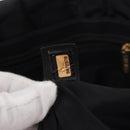 CHANEL New Travel Line Tote Bag Canvas Black Gold CC Auth 190911-22