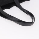 CHANEL New Travel Line Tote Bag Canvas Black Gold CC Auth 190911-7