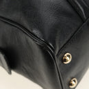 GUCCI Hand Bag Leather Black Gold 170009 Auth 190912SAV-9