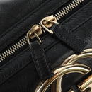 GUCCI Hand Bag Leather Black Gold 170009 Auth 190912SAV-18