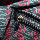 GUCCI Hand Bag Leather Black Gold 170009 Auth 190912SAV-22