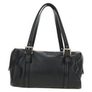 GUCCI Hand Bag Leather Black Gold 170009 Auth 190912SAV-2
