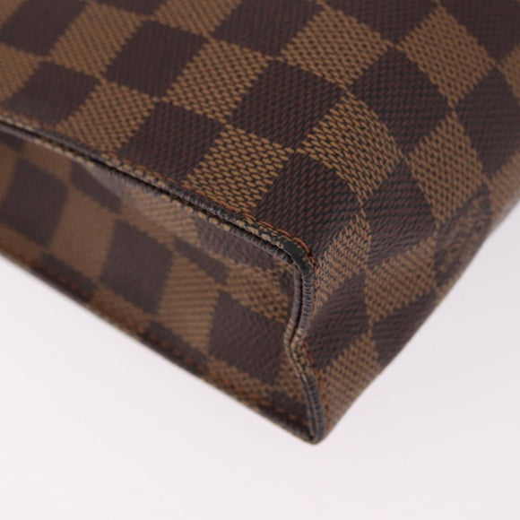 LOUIS VUITTON Damier Ebene Poche Toilette 26 Pouch N47543 LV Auth 190914