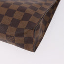 LOUIS VUITTON Damier Ebene Poche Toilette 26 Pouch N47543 LV Auth 190914-16
