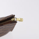 LOUIS VUITTON Damier Ebene Poche Toilette 26 Pouch N47543 LV Auth 190914-9