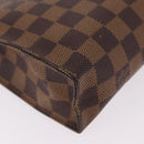 LOUIS VUITTON Damier Ebene Poche Toilette 26 Pouch N47543 LV Auth 190914-7