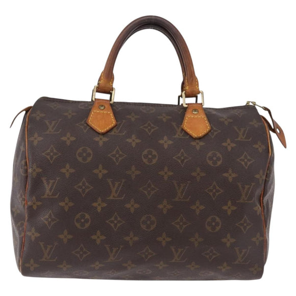 LOUIS VUITTON Monogram Speedy 30 Hand Bag M41526 LV Auth 190917