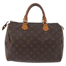 LOUIS VUITTON Monogram Speedy 30 Hand Bag M41526 LV Auth 190917-3