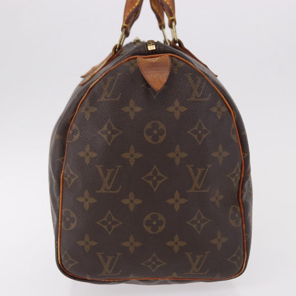LOUIS VUITTON Monogram Speedy 30 Hand Bag M41526 LV Auth 190917