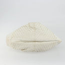 BOTTEGA VENETA INTRECCIATO Shoulder Bag Leather White Gold Auth 190921-5