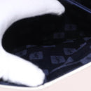 SAINT LAURENT Hand Bag Leather White Gold Auth 190922-22