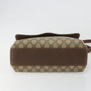 GUCCI GG Supreme Web Sherry Line Bag PVC Beige Gold 904 02 084 Auth 190926-6