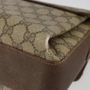 GUCCI GG Supreme Web Sherry Line Bag PVC Beige Gold 904 02 084 Auth 190926-15