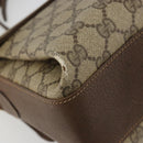 GUCCI GG Supreme Web Sherry Line Bag PVC Beige Gold 904 02 084 Auth 190926-16