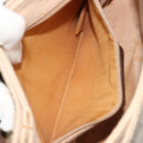 GUCCI GG Supreme Web Sherry Line Bag PVC Beige Gold 904 02 084 Auth 190926-23