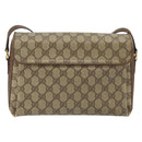 GUCCI GG Supreme Web Sherry Line Bag PVC Beige Gold 904 02 084 Auth 190926-2