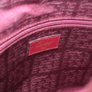 CARTIER Must Line Hand Bag Leather Bordeaux Gold Auth 190929-17