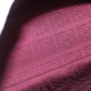 CARTIER Must Line Hand Bag Leather Bordeaux Gold Auth 190929-11