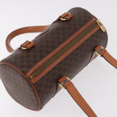 CELINE Macadam Canvas Hand Bag PVC Leather Brown Gold Auth 190930A-6