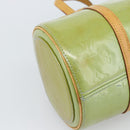 LOUIS VUITTON Monogram Vernis Bedford Hand Bag Baby Blue M91007 LV Auth 190931-11