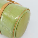 LOUIS VUITTON Monogram Vernis Bedford Hand Bag Baby Blue M91007 LV Auth 190931-12