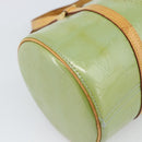 LOUIS VUITTON Monogram Vernis Bedford Hand Bag Baby Blue M91007 LV Auth 190931-13