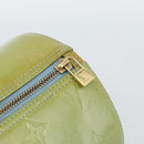 LOUIS VUITTON Monogram Vernis Bedford Hand Bag Baby Blue M91007 LV Auth 190931-16