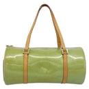 LOUIS VUITTON Monogram Vernis Bedford Hand Bag Baby Blue M91007 LV Auth 190931-2