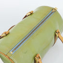 LOUIS VUITTON Monogram Vernis Bedford Hand Bag Baby Blue M91007 LV Auth 190931-6