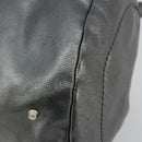 Chloe Mr Paddington Boston Bag Leather Silver Auth 190937A-9