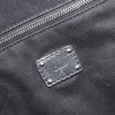 Chloe Mr Paddington Boston Bag Leather Silver Auth 190937A-20