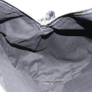 Chloe Mr Paddington Boston Bag Leather Silver Auth 190937A-21