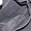 Chloe Mr Paddington Boston Bag Leather Silver Auth 190937A-24