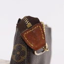 LOUIS VUITTON Monogram Mini Pochette Accessoires Pouch N41667 LV Auth 190940A-8
