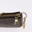 LOUIS VUITTON Monogram Mini Pochette Accessoires Pouch N41667 LV Auth 190940A-9
