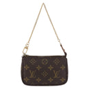 LOUIS VUITTON Monogram Mini Pochette Accessoires Pouch N41667 LV Auth 190940A-13