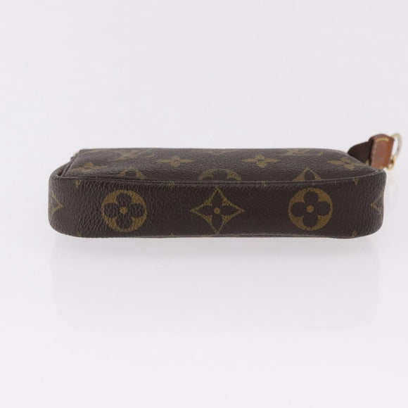 LOUIS VUITTON Monogram Mini Pochette Accessoires Pouch N41667 LV Auth 190940A