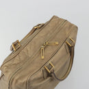 LOEWE Anagram Amazona 36 Hand Bag Leather Gold Auth 190941-6
