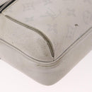 LOUIS VUITTON Tiger Lama Monogram Alpha Messenger Bag White M31069 Auth 190942-14