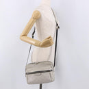 LOUIS VUITTON Tiger Lama Monogram Alpha Messenger Bag White M31069 Auth 190942-25