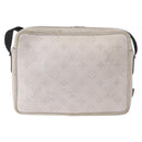 LOUIS VUITTON Tiger Lama Monogram Alpha Messenger Bag White M31069 Auth 190942-2