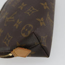 LOUIS VUITTON Monogram Pochette Cosmetic PM Pouch M43998 LV Auth 190943-16
