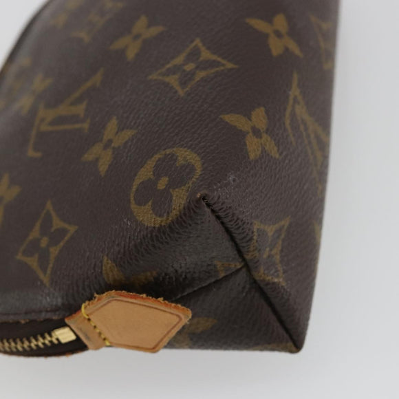 LOUIS VUITTON Monogram Pochette Cosmetic PM Pouch M43998 LV Auth 190943