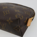 LOUIS VUITTON Monogram Pochette Cosmetic PM Pouch M43998 LV Auth 190943-7