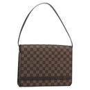 LOUIS VUITTON Damier Ebene Tribeca Ron Shoulder Bag N51160 LV Auth 190944-1
