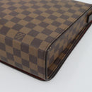 LOUIS VUITTON Damier Ebene Tribeca Ron Shoulder Bag N51160 LV Auth 190944-12