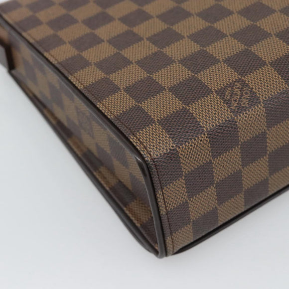 LOUIS VUITTON Damier Ebene Tribeca Ron Shoulder Bag N51160 LV Auth 190944
